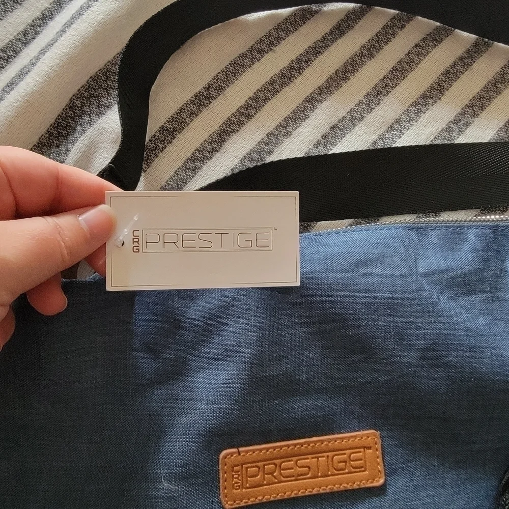 Crg Prestige bag, shoulder bag or backpack, denim blue